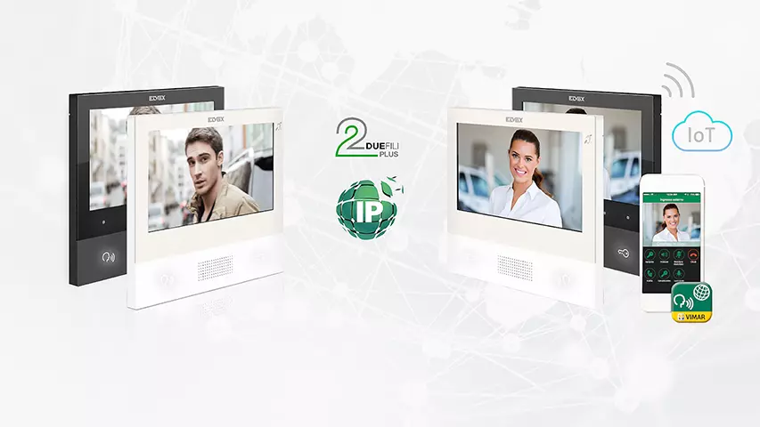 Vimar Elvox Videocitofonia Posto Interno Tab7 Tab7S Tecnologia 2 Ip Spot