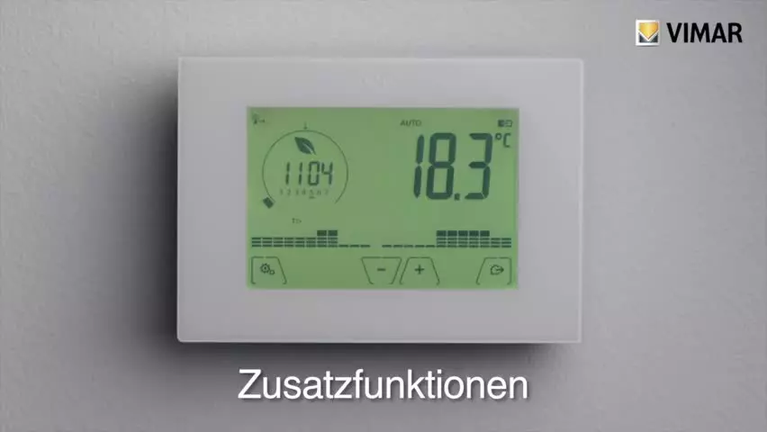 Vimar tutorial cronotermostato wifi funzioni integrative DE