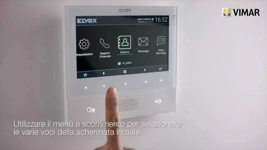 Vimar Tutorial Utente Videocitofono Tab7 Con Tecnologia Ip Installazione Configurazione Web