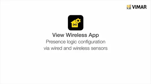 View Wireless - Presence logic configuration via wired and wireless sensors