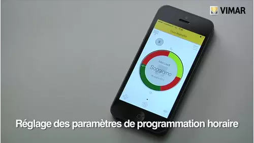 App By-clima pour la programmation et le contrôle à distance du thermostat tactile GSM en sailli