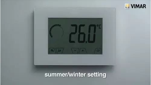 ClimaThermo - Surface mounting touch thermostat Code 02905