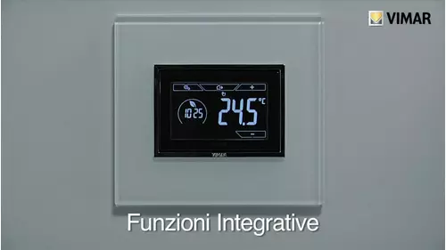 Cronotermostato Touch 3 moduli da incasso Cod. 02955 - funzioni integrative