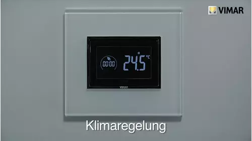 UP-Touchscreen-Uhrenthermostat 3 Module Art.-Nr. 02955 - Klimamanagement