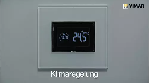 UP Touchscreen-Uhrenthermostat 3 Module Art.-Nr. 02955 Klimamanagement