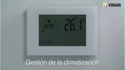 ClimaChrono Cronotermostato táctil de superficie Cód. 02910