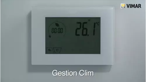 ClimaChrono - Chronothermostat tactile en saillie code 02910