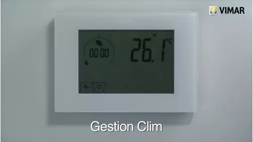 ClimaChrono Chronothermostat tactile en saillie code 02910