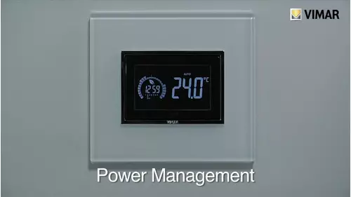 3-module flush mounting touch timer-thermostat Code 02955 - Energy Management
