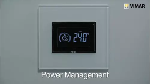 3 module flush mounting touch timer thermostat Code 02955 Energy Management