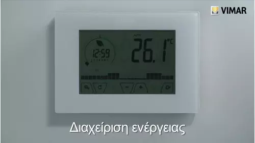 ClimaChrono Επιτοίχιος χρονοθερμοστάτης αφής, κωδ. 02910