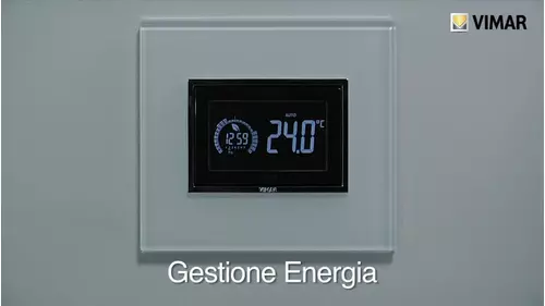Cronotermostato Touch 3 moduli da incasso Cod. 02955 - Gestione Energia