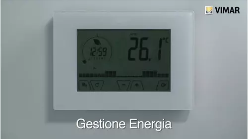 ClimaChrono - Cronotermostato touch da parete Cod. 02910