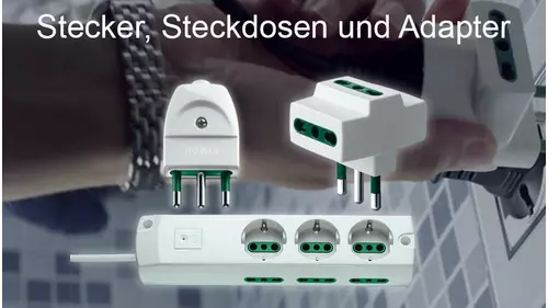 Stecker, Steckdosen und Adapter