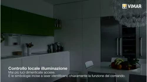 Vimar domotica scenario uscita cucina