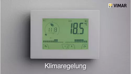 Vimar tutorial cronotermostato wifi gestione clima DE