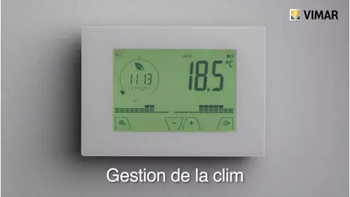 Vimar tutorial cronotermostato wifi gestione clima FR