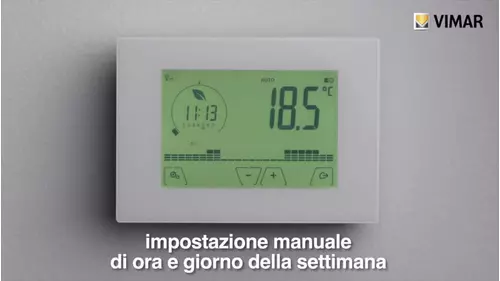 Vimar tutorial cronotermostato wifi gestione clima IT