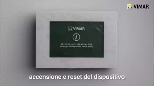 Vimar tutorial cronotermostato wifi prima configurazione IT