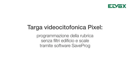 Vimar tutorial pixel programmazione no filtri software saveprog