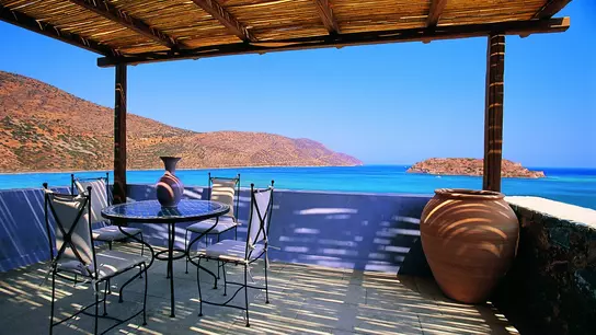 Hotel blue palace creta idea plana terrazza sul mare