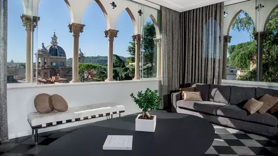 Residenziale Ponte Milvio Vimar Eikon Tactil terrazza