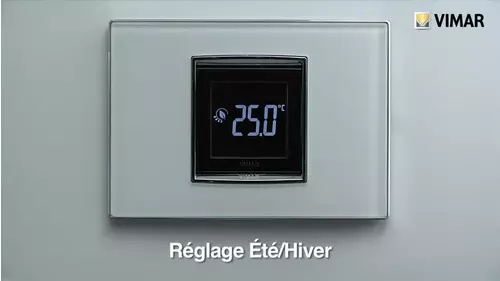 Thermostat tactile 2 modules d'encastrement code 02950