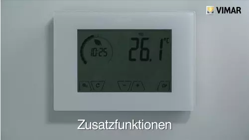 ClimaChrono - AP-Touchscreen-Uhrenthermostat Art.-Nr. 02910 - ergänzende Funktionen