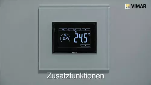 UP-Touchscreen-Uhrenthermostat 3 Module Art.-Nr. 02955 - ergänzende Funktionen