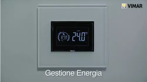 Cronotermostato Touch 3 moduli da incasso Cod. 02955 - Gestione Energia