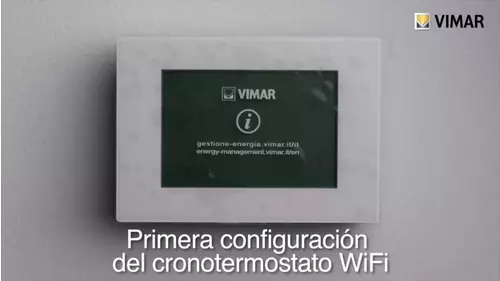 Vimar tutorial cronotermostato wifi prima configurazione ES