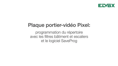 Vimar tutorial pixel programmazione filtri software saveprog fr