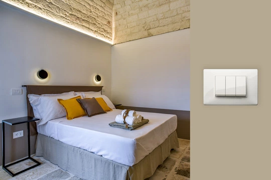 Referenza Hotel Borgo Aratico Puglia Vimar Arké 