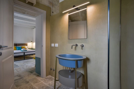 Referenza Hotel Borgo Aratico Puglia Vimar Arké lavabo
