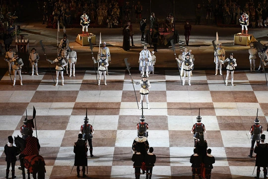 Vimar Piazza Castello Partita Scacchi Marostica 2016 Scacchiera