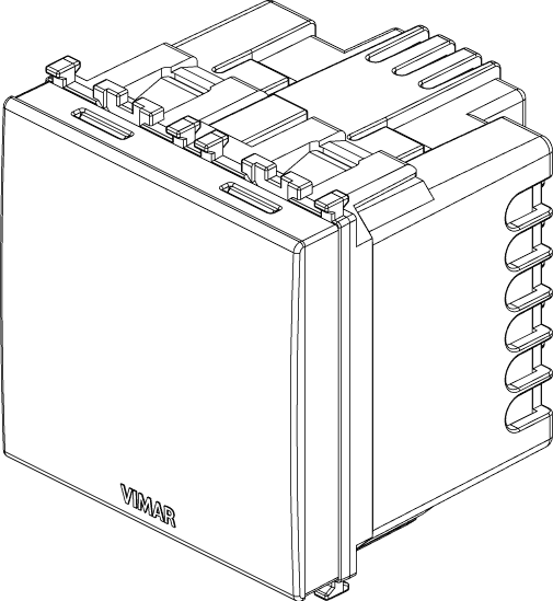 VIMAR Serie COMFORT CLIMA - Termostato TouchScreen 2M 120-230V