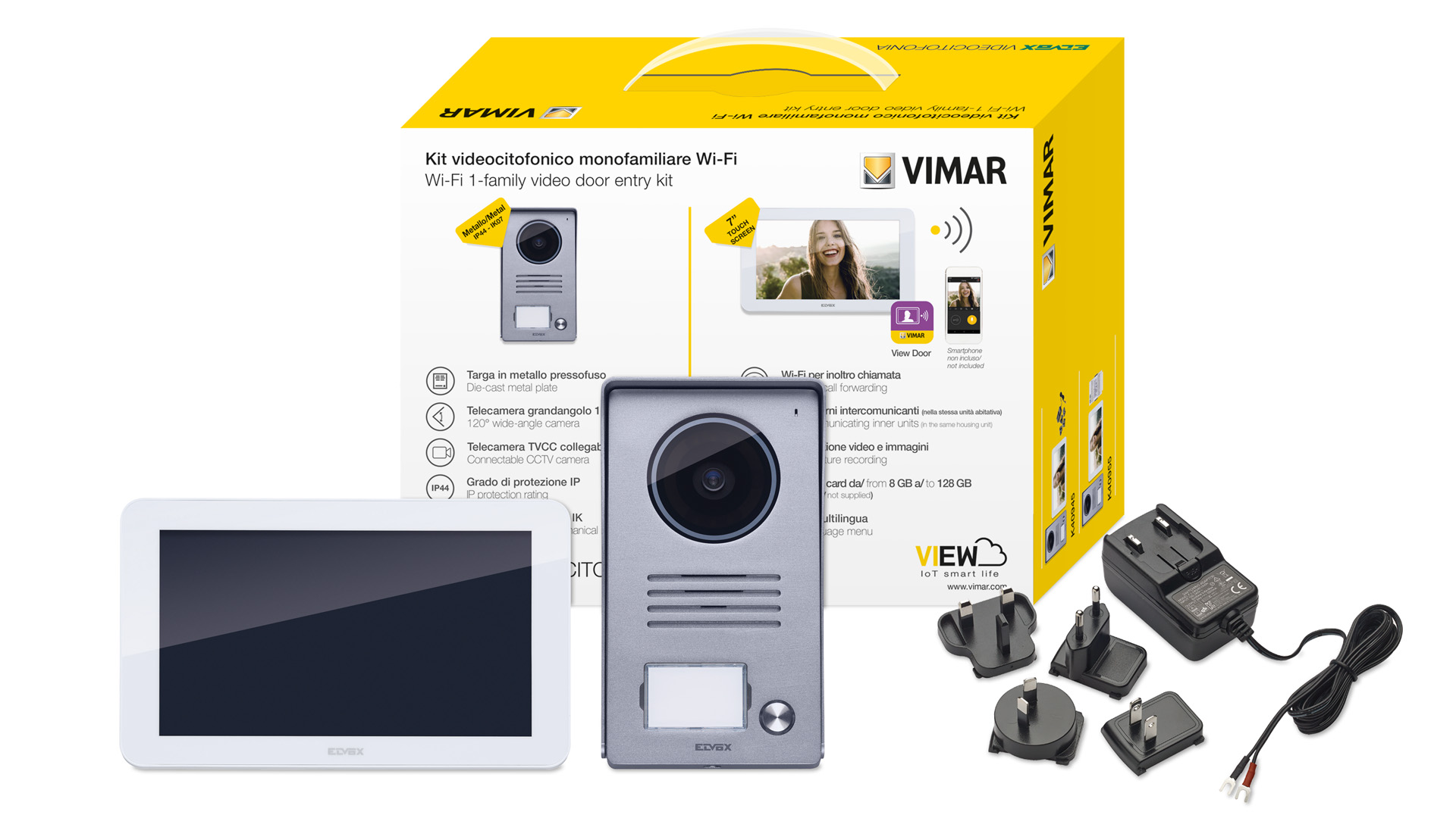 VIMAR Kits vidéo Intercom ELVOX Touch Maison unifamiliale W