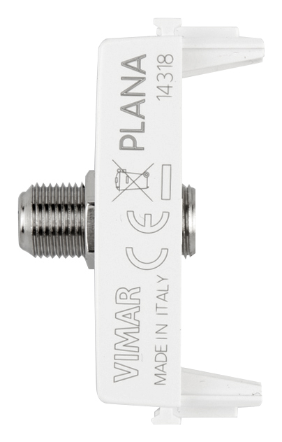 Legrand LEG99623 – Presa TV Tipo F Femmina A Vite Per Serie Mosaic – Compatibile TNT E HD – Cablaggio Semplice Senza Attrezzi