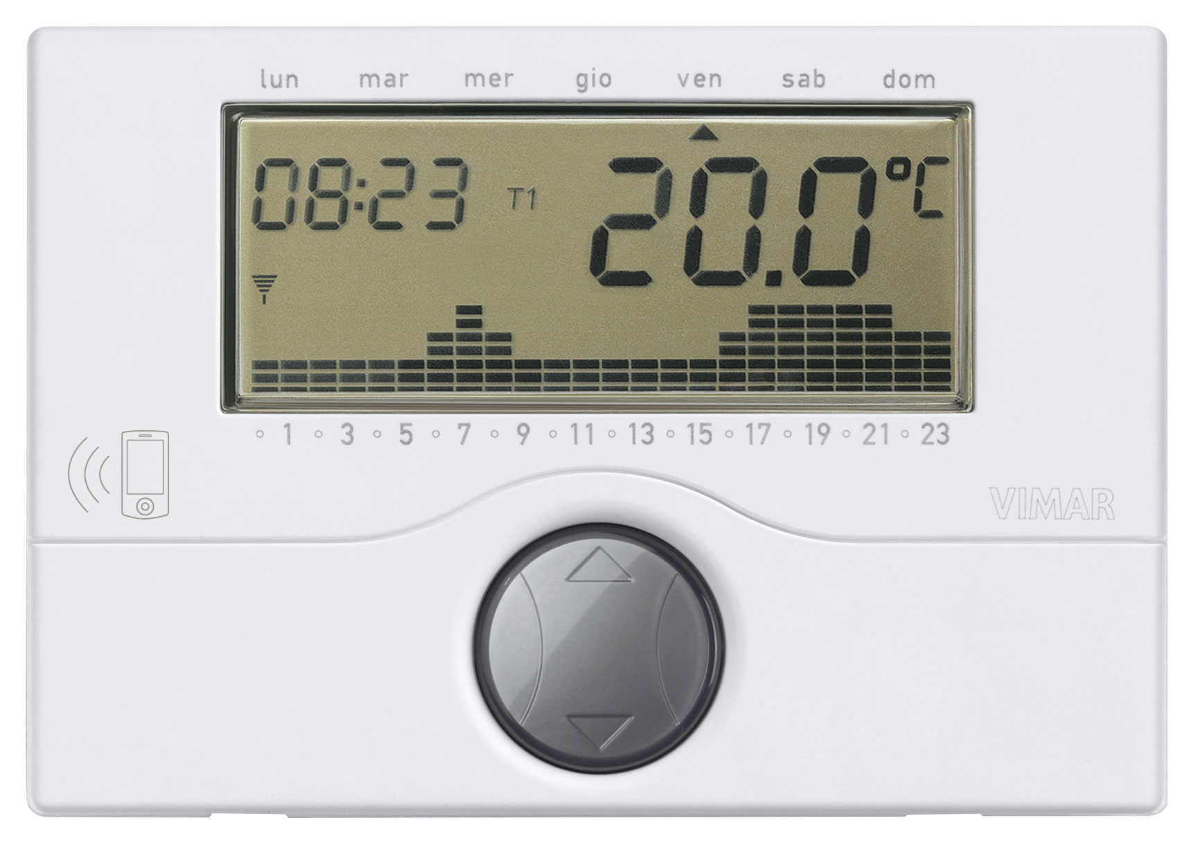 Cronotermostato GSM 120-230V bianco - 01913