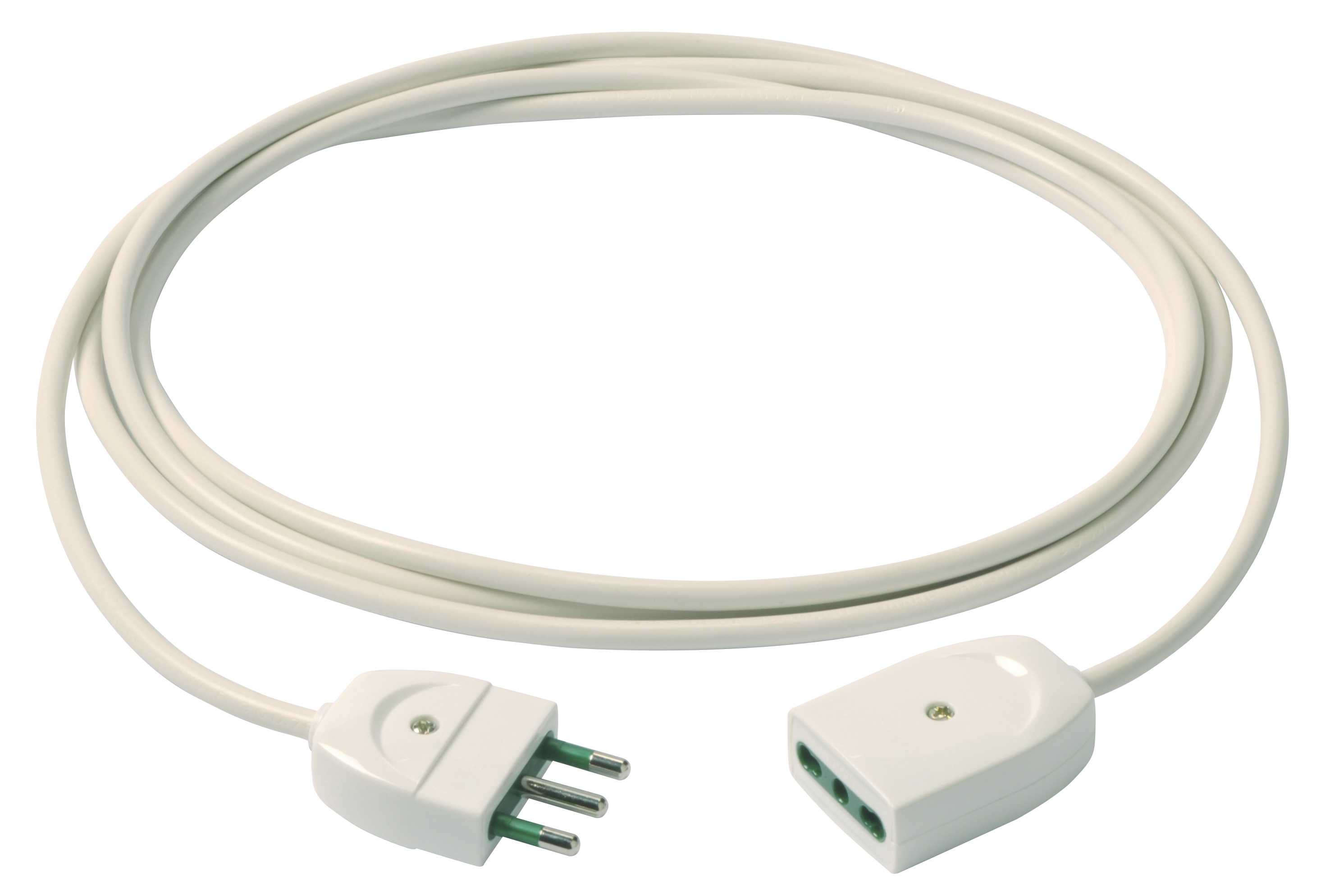 Vimar Prolunga Elettrica 3m – Cavo 3G0.75, Spina Italiana E Presa Sicury, Colore Bianco