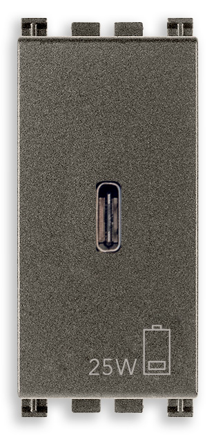 ALIMENTATORE USB C PD 25W METAL