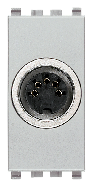 gemakkelijk te kwetsen nemen Rijden Product Catalogue - Socket outlets for signal reception: 5P DIN 41524  socket connector Next - 20333.N - Eikon Next - Vimar energia positiva