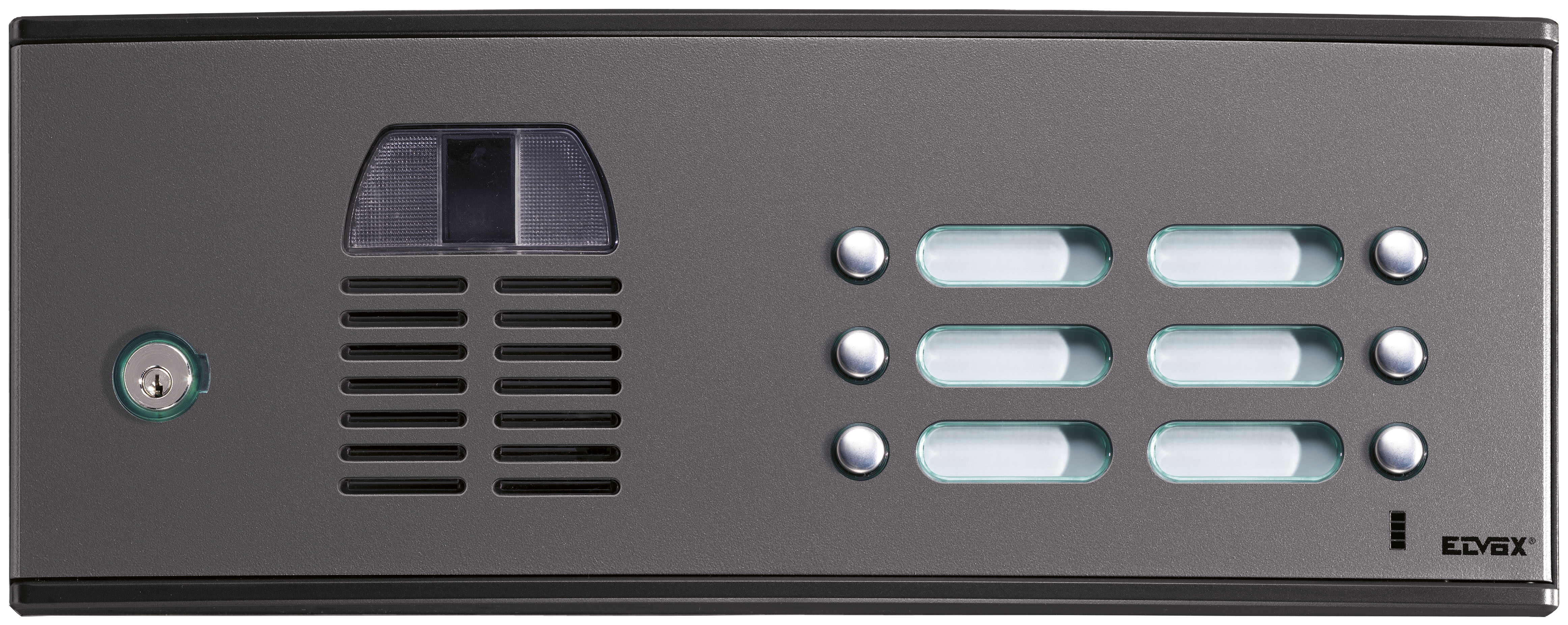 PANNELLO A/V CON 6 PULSANTI GRIGIO SABL