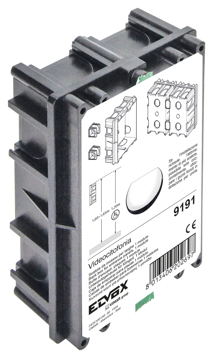 PULSANTE PORTA TARGA ELVOX DA INCASSO PER ESTERNO