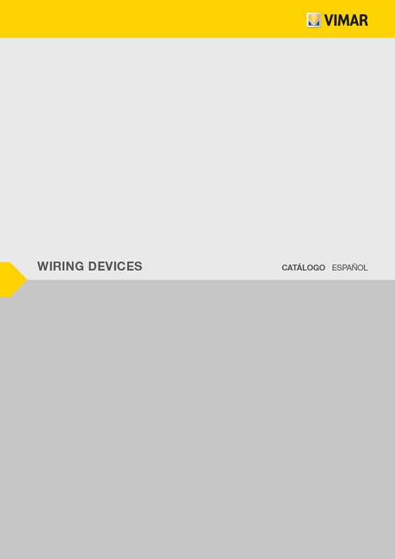 Wiring devices catalogue spanish B.C22013